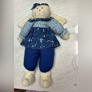 Prima Creations, shelf sitter, stuffed weighted angel, vintage, has tag, 14”long